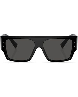 Dolce & Gabbana スクエアフレーム サングラス - ブラック