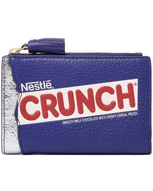 Anya Hindmarch Anya Brands Crunch Wallet - Blue