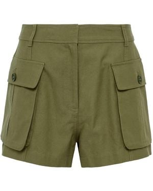 Ulla Johnson Cargo Pocket Shorts - Green