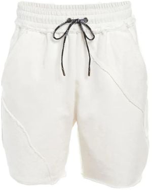 SER.O.YA Yanni Drawstring Stitched Shorts - White