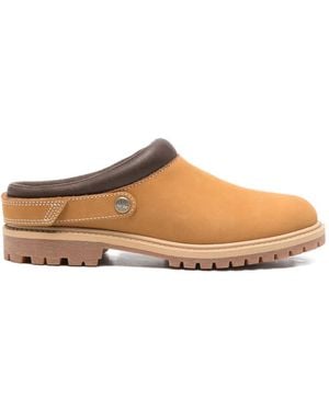 Timberland Mules Mit Rundem Logo - Weiß