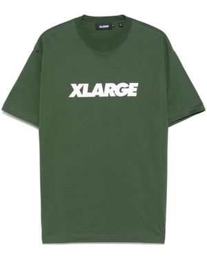 X-Large T-Shirt À Logo Imprimé - Vert