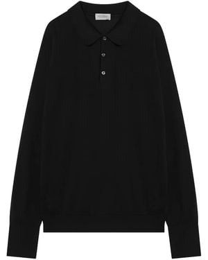 John Smedley Finchley Polo Shirt - Black