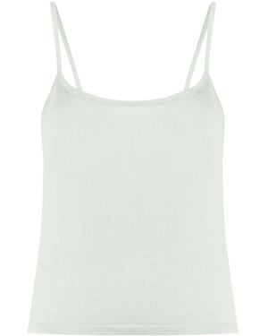Teddy Cashmere Rapallo カシミアトップ - ホワイト