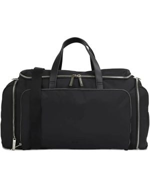 Calvin Klein Zip-Detail Top-Handle Bag - Black