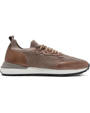 Magnanni Stratus Ii Leather Sneakers - Brown