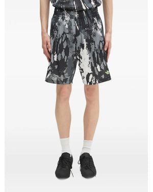 adidas Shorts Adituff Con Stampa Grafica - Nero