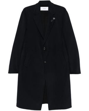 Lardini Single-Breasted Coat - Blue