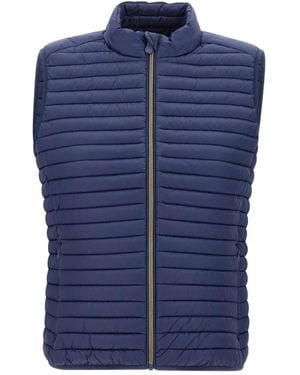 Save The Duck Quilted Gilet - Blue