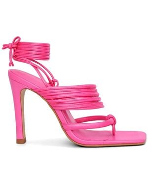 Amir Slama Tie-Fastening Sandals - Pink