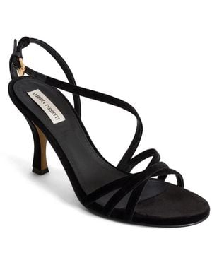 Alberta Ferretti Sandalias Con Tacón Y Tiras Cruzadas - Negro