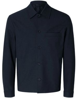 SELECTED Camisa de manga larga - Azul