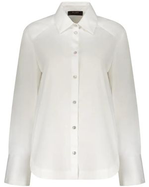 Moorer French-Collar Button-Up Shirt - White