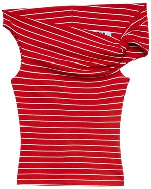 MSGM Knot-Detail Top - Red