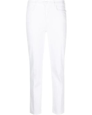 L'Agence Alexia Cropped-Jeans - Weiß