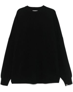 Extreme Cashmere Extreme Cashmere Knitted Crew-Neck Jumper - Black