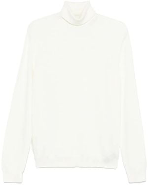 Zanone Virgin Wool Jumper - White