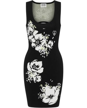 Moschino カットアウト ニットドレス - ブラック