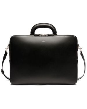 Bally Borsa Porta Pc Con Logo - Nero