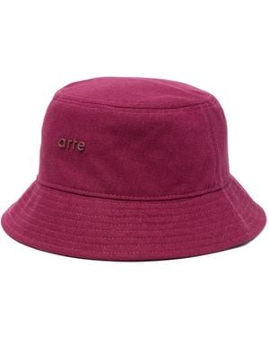 Arte' Logo-Detail Bucket Hat - Viola