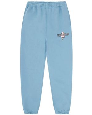 ICECREAM Logo-Detail Track Trousers - Blue