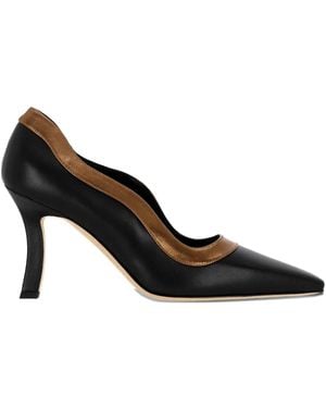 Manolo Blahnik Trimmed Pumps - Black