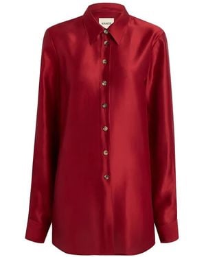 KHAITE Auryn Top - Red