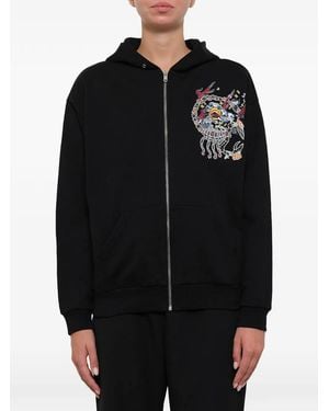 Givenchy Sudadera Con Capucha Y Bordado - Negro