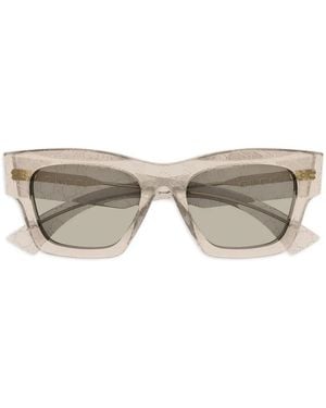Gucci Lunettes De Soleil À Monture Géométrique Monogrammée Gg - Grey
