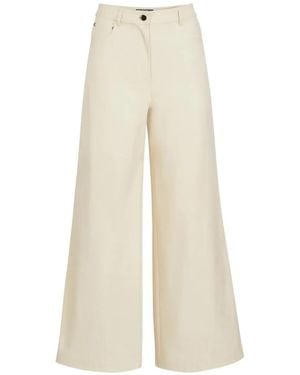 Toccin Nell Five-Pocket Palazzo Pants - White