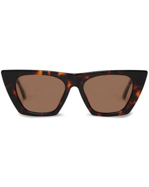 Anine Bing Lunettes De Soleil Paris À Monture Géométrique - Brown