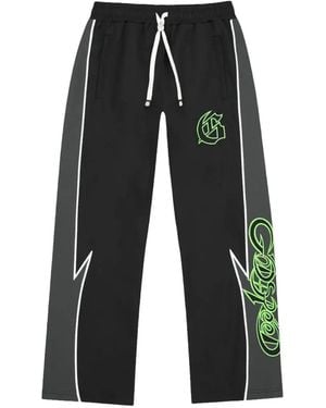 Godspeed Gt Panelled Drawstring-Detail Track Trousers - Black