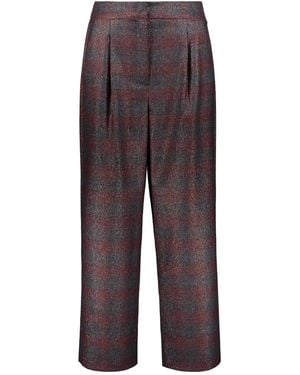 Lorena Antoniazzi Virgin-Wool Trousers - Grey