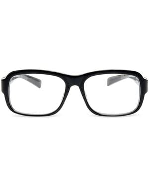 Jacquemus Brille Mit Eckigem Gestell - Schwarz