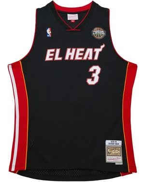 Mitchell & Ness Dwyane Wade Miami Heat 2008-09 Jersey - Black
