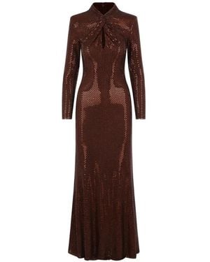 women's long prom dresses Elegant Mermaid Sequin Pink Long Prom Dresses Formal Dress P2226 –  PreppyDress main image 1