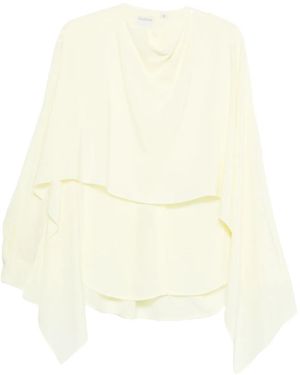 Calvin Klein Kiki Layered Blouse - Natural