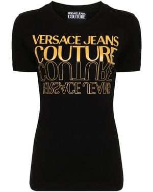 Versace Jeans Couture T-Shirts - Black
