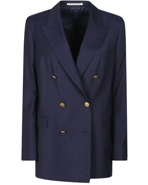 Tagliatore Doppelreihiger Blazer - Blau
