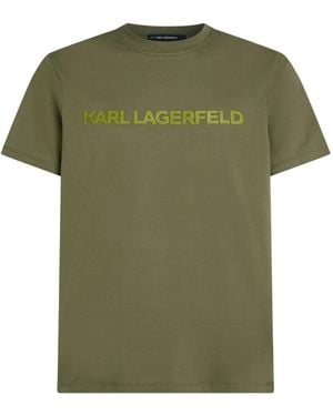 Karl Lagerfeld Logo-print T-shirt - Green