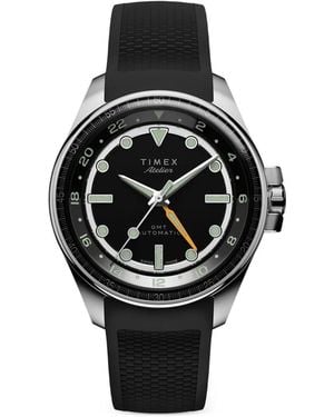 Timex Atelier Gmt Armbanduhr 40Mm - Schwarz