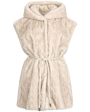Liu Jo Faux-fur Waistcoat - ナチュラル