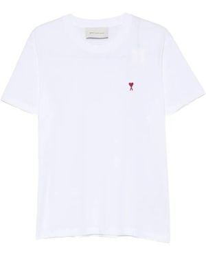 Ami Paris Ami De Coeur T-Shirt - White
