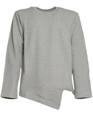 Comme des Garçons Jersey Con Dobladillo Asimétrico - Gris