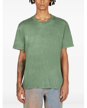 NOTSONORMAL Washed Crew-Neck T-Shirt - Green