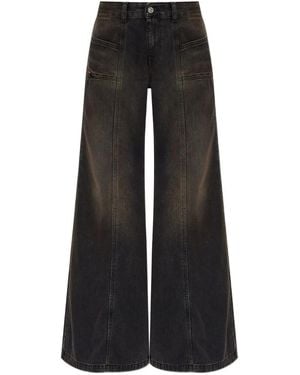 DIESEL Vaqueros D-Akii con bolsillos en el frente - Negro