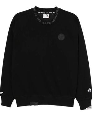 Aape By A Bathing Ape Sudadera con logo - Negro