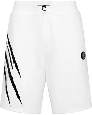 Philipp Plein Short Scratch - Blanc
