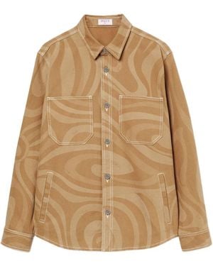PUCCI Sobrecamisa de algodón - Neutro