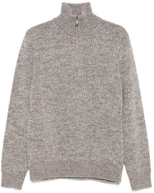 Barena Jersey con cremallera - Gris